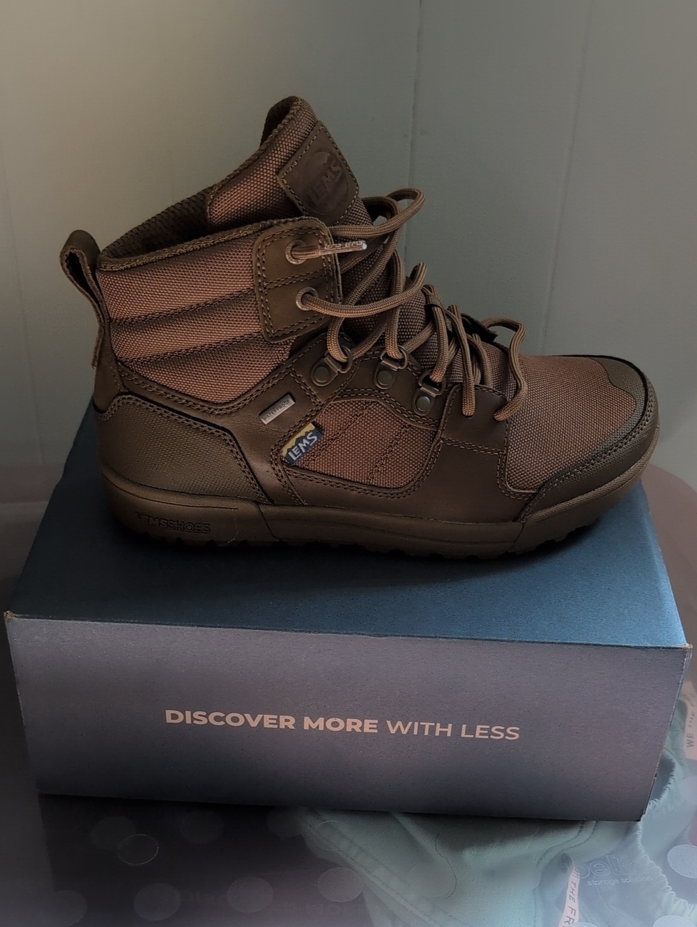 Men's EMS Brown Lace-Up Ankle Boots — Rugged Outdoor Style